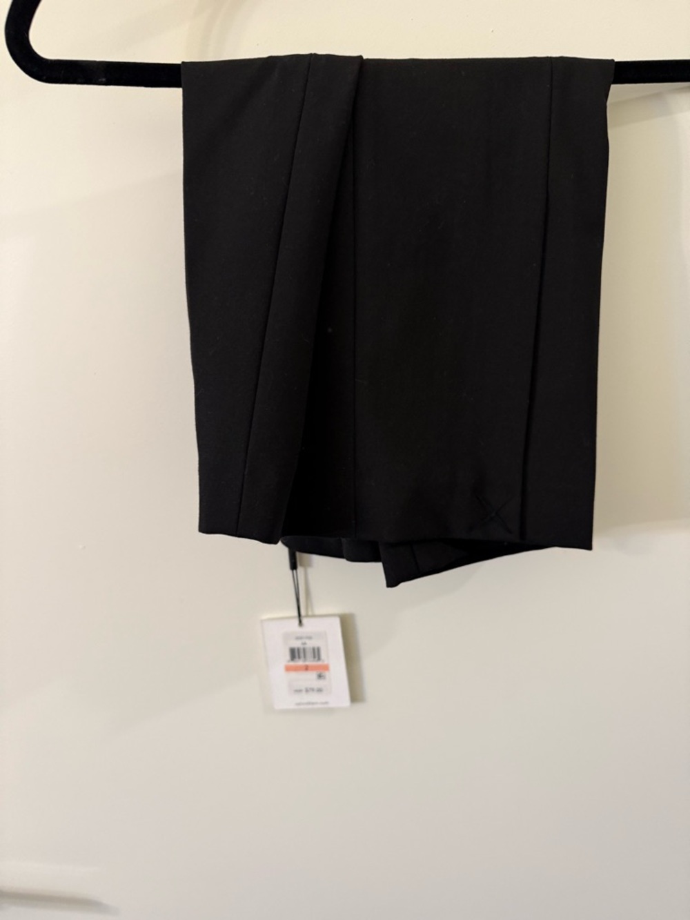 NWT Calvin Klein Black Suit Skirt